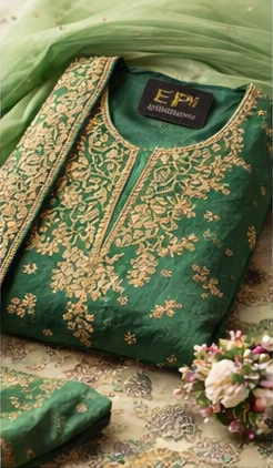 Deep Emerald Festive Set